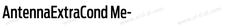 AntennaExtraCond Me字体转换
